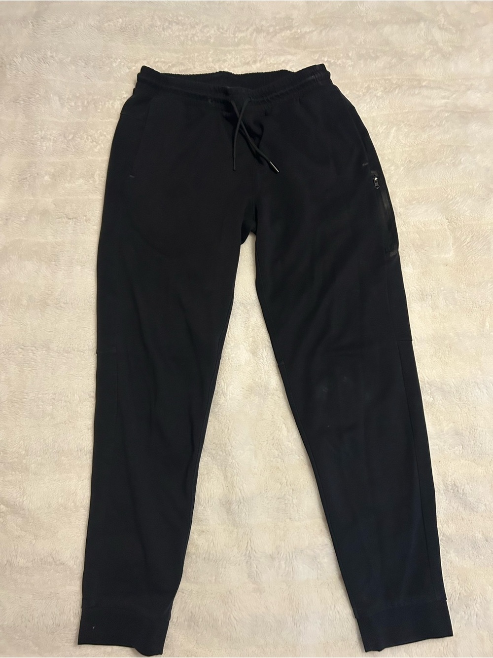 Old Navy Dynamic Fleece Black Men's Jogger Sweatpants with Drawstring